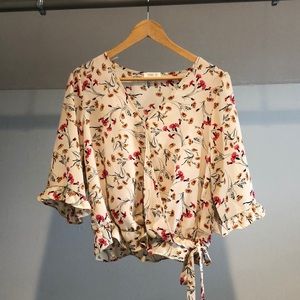 Floral 3/4 Sleeve blouse